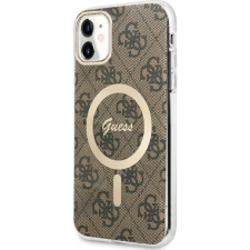 Guess 4G IML MagSafe kompatibilis iPhone 11 hátlap tok, barna (GUE2466) tok és táska