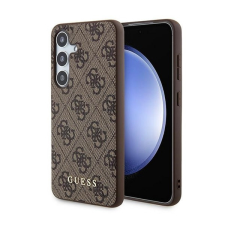 Guess 4G Metal Gold Logo Samsung Galaxy A35 hátlap tok, barna, GUOHCSA35G4GFBR tok és táska