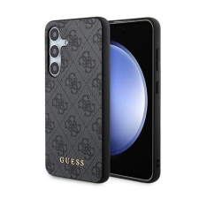 Guess 4G Metal Gold Logo Samsung Galaxy A35 hátlap tok, fekete, GUOHCSA35G4GFGR tok és táska