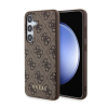 Guess 4G Metal Gold Logo Samsung Galaxy S24 hátlap tok, barna GUHCS24SG4GFBR