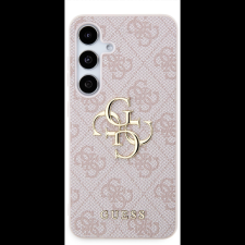 Guess 4G Metal Logo Samsung Galaxy S24 rózsaszín PU tok (GUHCS24S4GMGPI) tok és táska