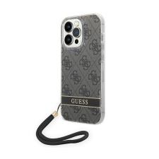 Guess 4G Print Strap Apple iPhone 14 Pro Tok - Fekete/Mintás tok és táska