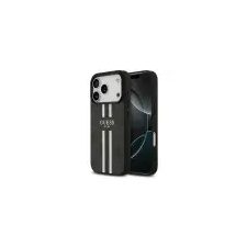 Guess 4G Printed Stripes Apple iPhone 17 Pro MagSafe hátlap tok, fekete tok és táska