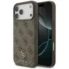 Guess 4G Small Classic Logo Apple iPhone 17 Pro Max MagSafe hátlap tok, barna