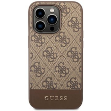 Guess 4G Stripe Hátlap tok az iPhone 14 Pro Max készülékhez - barna tok és táska