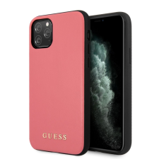 Guess Apple iPhone 11 Pro Max GUESS GUHCN65PUMPI Hátlap - Rózsaszín tok és táska