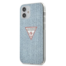 Guess Apple iPhone 12 Pro Max GUESS GUHCP12LPCUJULLB Hátlap - Kék tok és táska