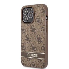 Guess Apple iPhone 13 Pro GUESS GUHCP13LP4SNW Hátlap - Barna tok és táska