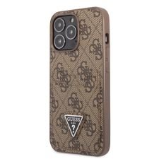 Guess Apple iPhone 13 Pro GUESS GUHCP13LP4TPW Hátlap - Barna tok és táska