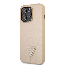 Guess Apple iPhone 13 Pro GUESS GUHCP13LPSATLE Hátlap - Bézs tok és táska