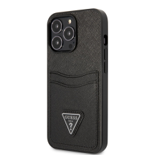 Guess Apple iPhone 13 Pro GUESS GUHCP13LPSATPK Hátlap - Fekete tok és táska