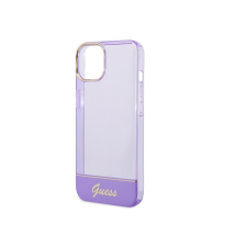 Guess Apple iPhone 14 Plus Tok - Átlátszó/Lila tok és táska
