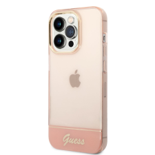 Guess Apple iPhone 14 Pro Max GUESS GUHCP14XHGCOP TPU Hátlap - Rózsaszín tok és táska