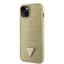 Guess Apple iPhone 15 GUESS GUHCP15SHDGTPD Hátlap - Arany tok és táska