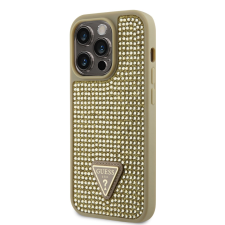 Guess Apple iPhone 15 Pro GUESS GUHCP15LHDGTPD Hátlap - Arany tok és táska