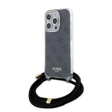 Guess Apple iPhone 15 Pro GUESS GUHCP15LSHC4SEK IML Hátlap - Fekete tok és táska