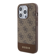 Guess Apple iPhone 15 Pro GUESS GUHMP15LG4GLBR MagSafe Hátlap - Barna tok és táska