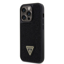 Guess Apple iPhone 15 Pro Max GUESS GUHCP15XHDGTPK Hátlap - Fekete tok és táska