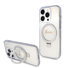 Guess Apple iPhone 15 Pro Max GUESS GUHMP15XHRSGSD MagSafe Hátlap - Átlátszó tok és táska