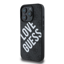 Guess Apple iPhone 16 Pro Max GUESS GUHMP16XP4PLGWK MagSafe Hátlap - Fekete tok és táska