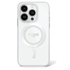 Guess Apple iPhone 16 Pro Max GUESS GUHMP16XPFTDTEH MagSafe Hátlap - Átlátszó tok és táska