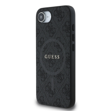 Guess Apple iPhone 16e GUESS GUHMPSE4G4GFRK MagSafe Hátlap - Fekete tok és táska