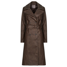 Guess Ballonkabátok CARMEN PU TRENCH Barna EU M