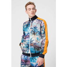 Guess blúz cipzárral sunsetpalm Multicolor 2XL INTL