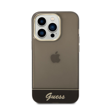 Guess Camera Outline Translucent Apple iPhone 14 Pro Max hátlap tok, fekete tok és táska
