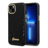 Guess Croco Collection Apple iPhone 14 Plus hátlap tok, fekete