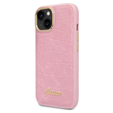 Guess Croco Collection Apple iPhone 14 Plus Tok - Rózsaszín tok és táska
