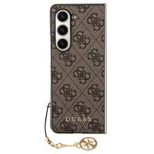Guess Eredeti előlap GUESS GUHCZFD5GF4GBR Samsung Fold 5 (4G Charm / barna) tok tok és táska