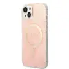 Guess Eredeti szett GUESS GUBPP14MH4EACSP iPhone 14 Plus (Magsafe csomag: tok + töltő 4G / Arany - Rózsaszín)