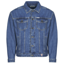 Guess Farmerkabátok MENS OVERSIZE TRUCKER JACKE Kék EU L férfi kabát, dzseki