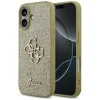 Guess Fixed Glitter Big 4G Apple iPhone 17 hátlap tok, csillámos, arany