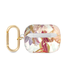 Guess Flower Print Apple Airpods Pro tok, lila (GUAPHHFLU) (GUAPHHFLU) fülhallgató, fejhallgató tok