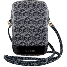 Guess G Cube fekete cipzáras PU telefon táska (GUWBZPGCSPGK) tok és táska