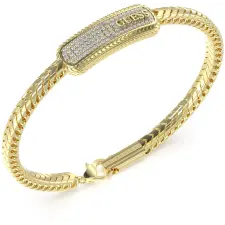 Guess Gents Gold Tone Bracelet JUMB05018JWYGS karkötő