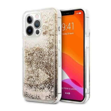 Guess Glitter Charms Apple iPhone 14 Pro hátlap tok, arany tok és táska