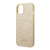 Guess Glitter Flakes Metal Logo tok Apple iPhone 14 arany