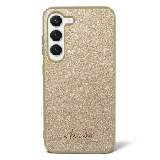 Guess Glitter Script 4G Samsung Galaxy S24+ hátlap tok, arany tok és táska