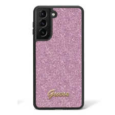 Guess Glitter Script 4G Samsung Galaxy S24 hátlap tok lila tok és táska