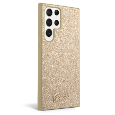 Guess Glitter Script 4G Samsung Galaxy S24 Ultra Tok - Arany (GUHCS24LHGGSHD) tok és táska