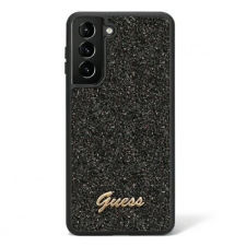 Guess Glitter Script Samsung Galaxy S23 Ultra szilikon tok fekete (GUHCS23LHGGSHK) (GUHCS23LHGGSHK) - Telefontok tok és táska