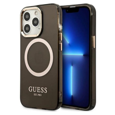 Guess Gold Outline MagSafe Apple iPhone 13 Pro Max Tok - Fekete/Áttetsző tok és táska