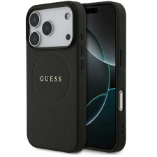 Guess Grained Ring Apple iPhone 17 Pro MagSafe hátlap tok, fekete tok és táska