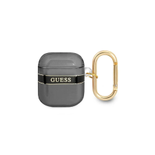 Guess GUA2HHTSK AirPods cover czarny/black Strap Collection tok és táska
