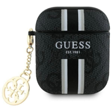 Guess Gua2P4Rpsk Tok Airpods-Hoz 1/2 Fekete Fekete 4G Cík fülhallgató, fejhallgató tok