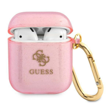 Guess GUA2UCG4GP AirPods borító rózsaszín Glitter Collection fülhallgató, fejhallgató tok