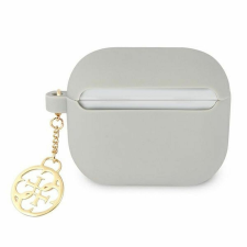Guess GUA3LSC4EG Silicone Charm 4G Collection tok AirPods 3 - szürke tok és táska